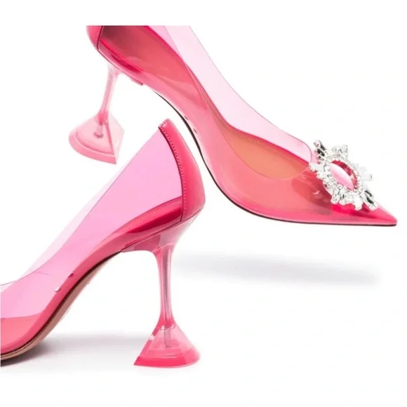 Amina Muaddi Begum PVC Pump - Picture 1 of 12